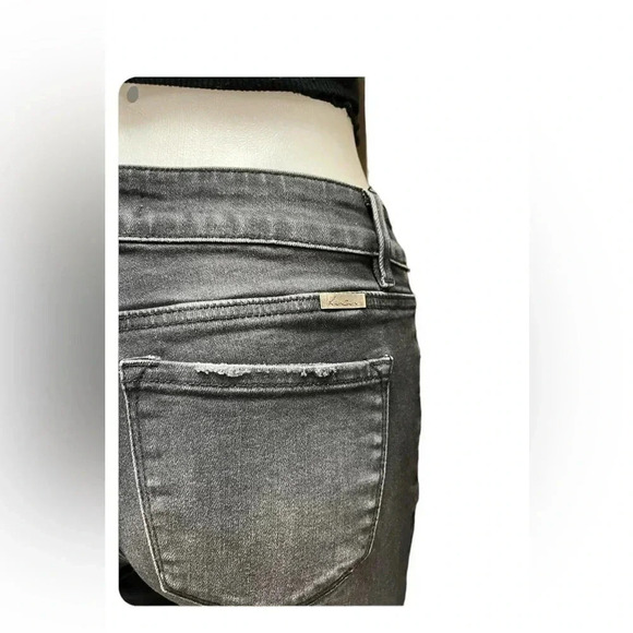 KanCan Eatilo Distressed Skinny Black Jeans Size 27 - Picture 6 of 12